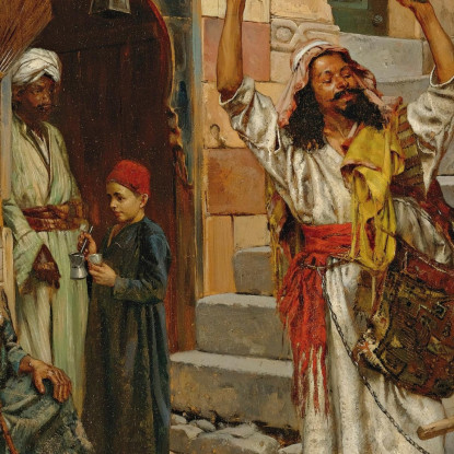 Uno Spettacolo Pomeridiano Rudolf Ernst rer11 quadro stampato su tela