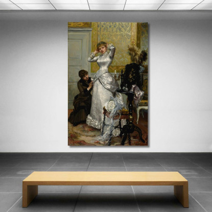 Vestizione Della Sposa Rudolf Ernst rer16 quadro stampato su tela