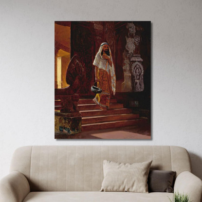 Entrando Nel Tempio Rudolf Ernst rer17 quadro stampato su tela