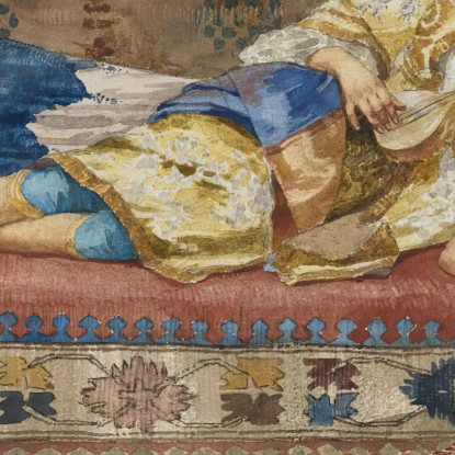 Canzone Dell'Harem Rudolf Ernst rer19 quadro stampato su tela