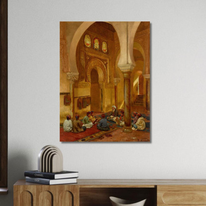 Nella Madrasa Rudolf Ernst rer21 quadro stampato su tela