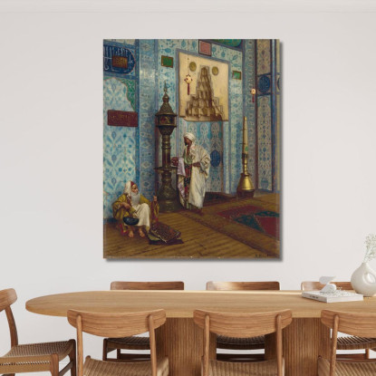 Nella Moschea Rudolf Ernst rer22 quadro stampato su tela