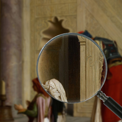Giovani Greci Nella Moschea Jean-Léon Gérôme jlg166 quadro stampato su tela
