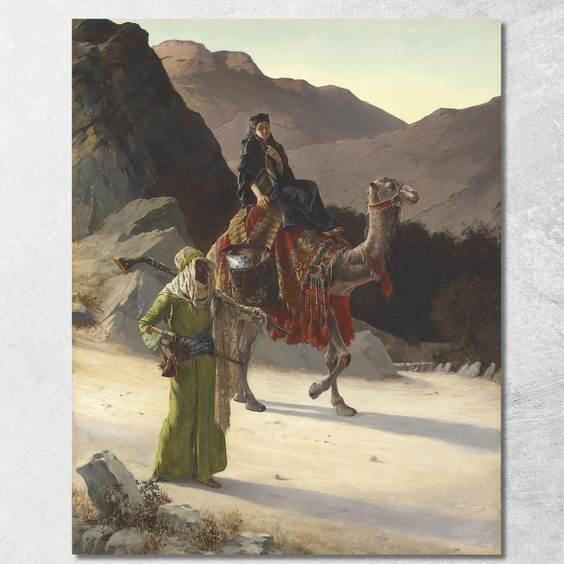 La Scorta Rudolf Ernst rer29 quadro stampato su tela La Scorta Rudolf Ernst rer29 quadro stampato su tela