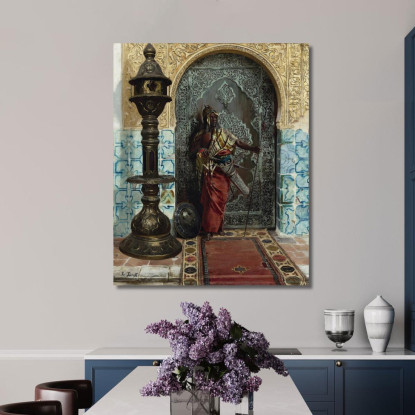 Guardia Nubiana Rudolf Ernst rer32 quadro stampato su tela