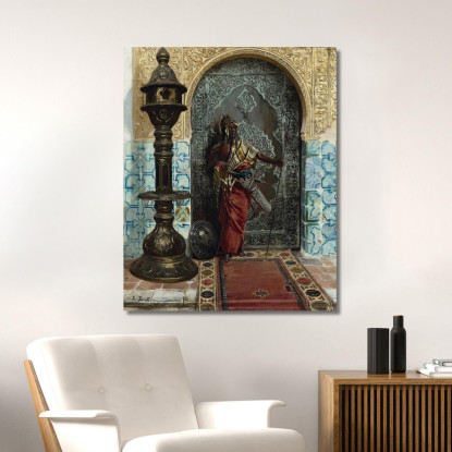 Guardia Nubiana Rudolf Ernst rer32 quadro stampato su tela
