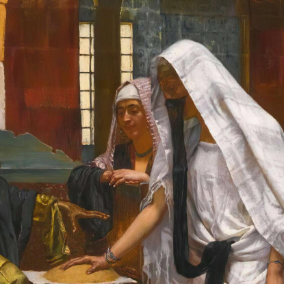 La Chiromante Rudolf Ernst rer45 quadro stampato su tela