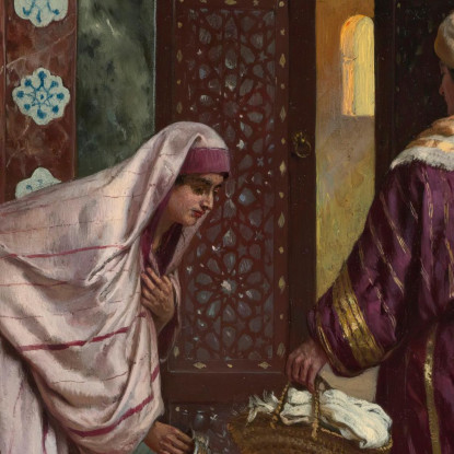 L'Hammam Rudolf Ernst rer47 quadro stampato su tela
