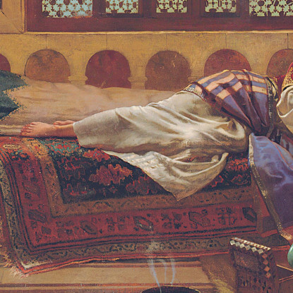 La Manicure Rudolf Ernst rer49 quadro stampato su tela
