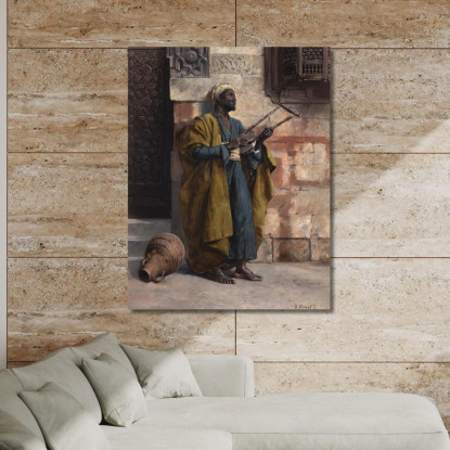 Il Musicista 2 Rudolf Ernst rer50 quadro stampato su tela