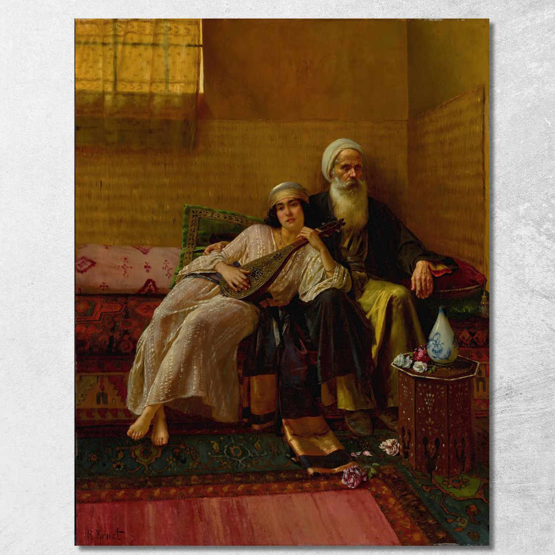 Il Musicista Rudolf Ernst rer51 quadro stampato su tela