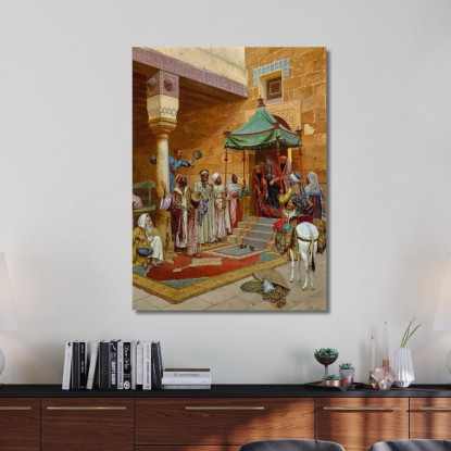 La Nuova Sposa Rudolf Ernst rer56 quadro stampato su tela