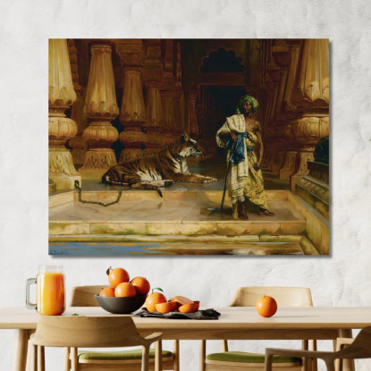 Le Guardie Del Palazzo Rudolf Ernst rer61 quadro stampato su tela