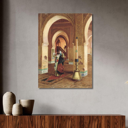 La Preghiera Rudolf Ernst rer63 quadro stampato su tela
