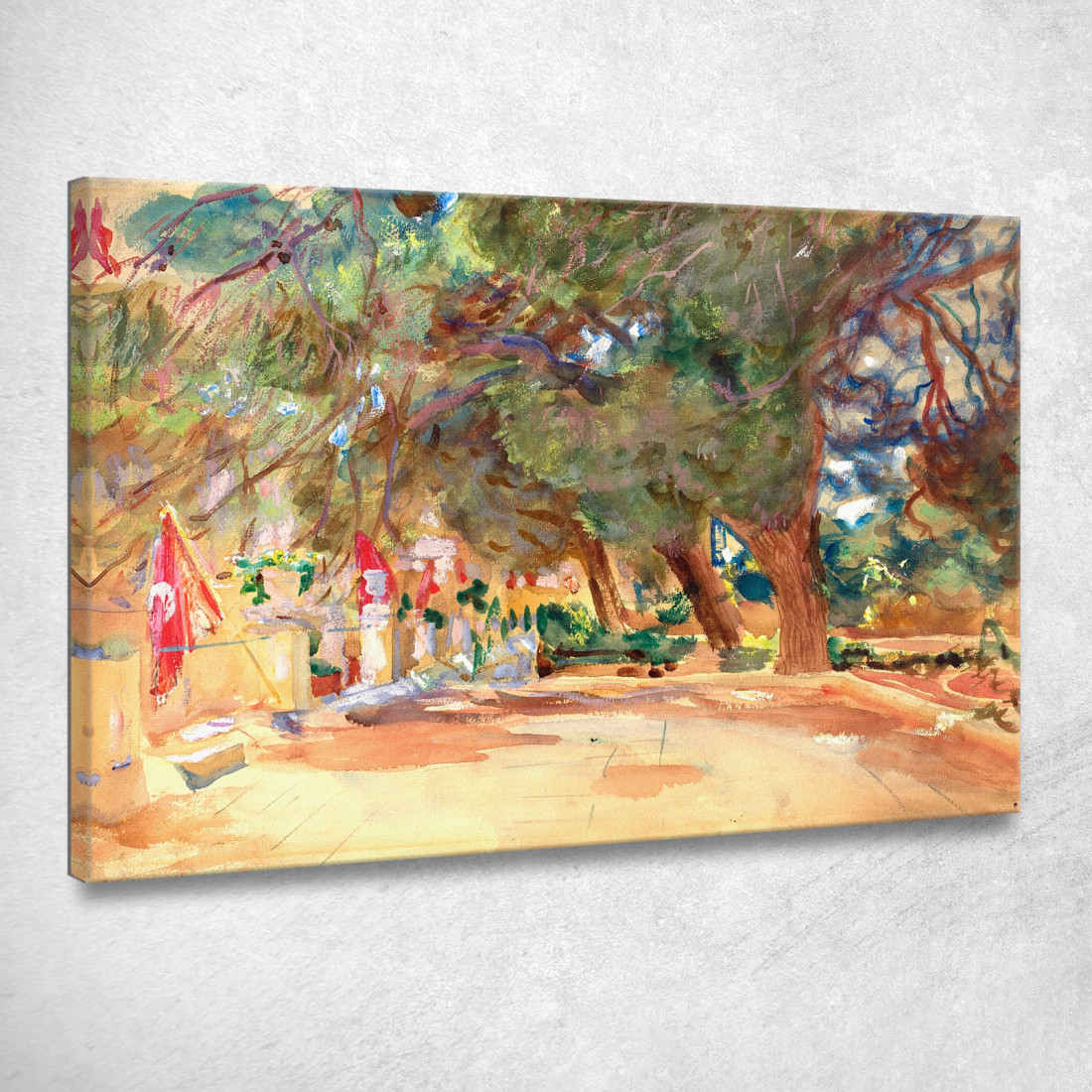 Un Monumento Ai Caduti John Singer Sargent jss6 quadro stampato su tela