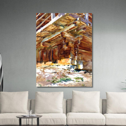 Abriès John Singer Sargent jss8 quadro stampato su tela