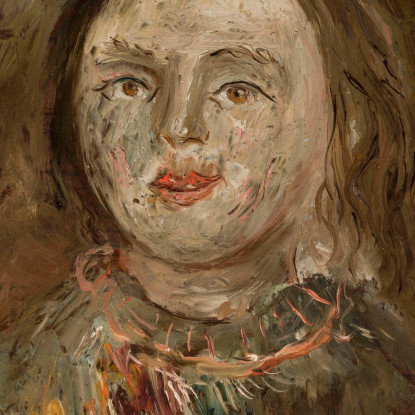 Testa Di Ragazza Tadeusz Makowski tmk69 quadro stampato su tela