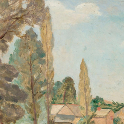 Paesaggio Rurale Con Alberi Tadeusz Makowski tmk89 quadro stampato su tela