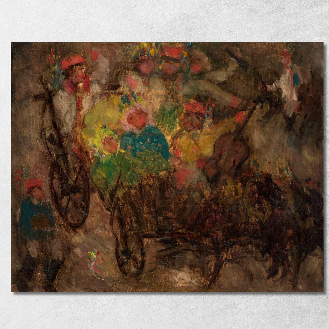 Matrimonio Di Cracovia Tadeusz Makowski tmk91 quadro stampato su tela Matrimonio Di Cracovia Tadeusz Makowski tmk91 quadro stampato su tela