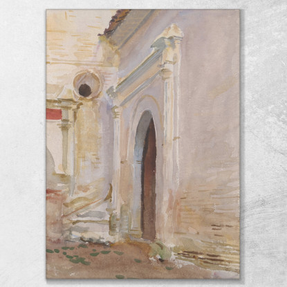 Portale Ad Arco John Singer Sargent jss18 quadro stampato su tela