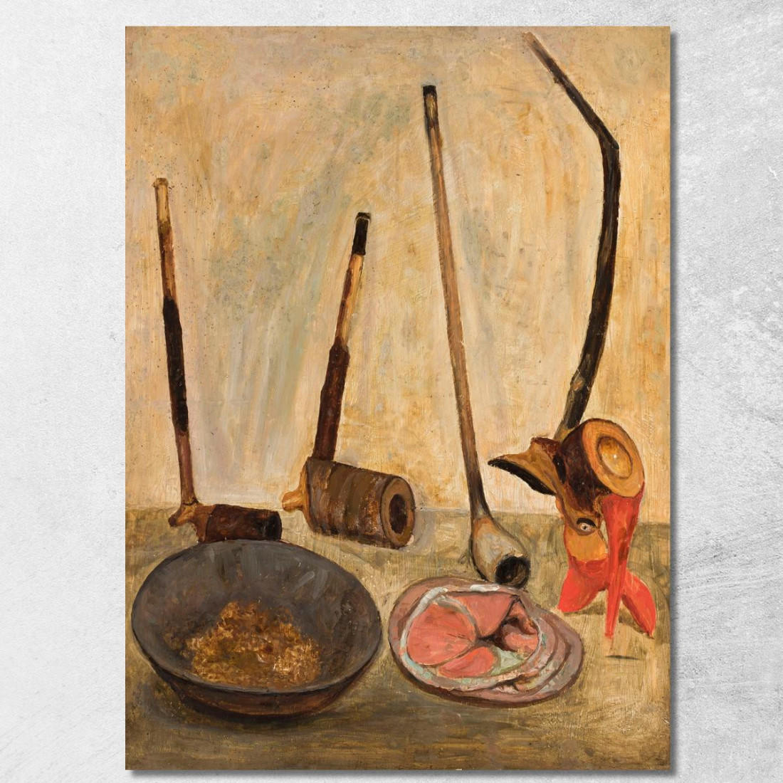 Natura Morta Con Pipe Tadeusz Makowski tmk116 quadro stampato su tela Natura Morta Con Pipe Tadeusz Makowski tmk116 quadro stampato su tela
