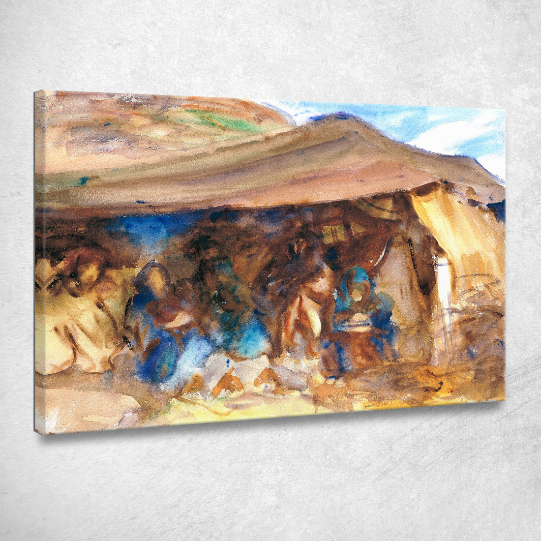 Tenda Beduina John Singer Sargent jss21 quadro stampato su tela Tenda Beduina John Singer Sargent jss21 quadro stampato su tela