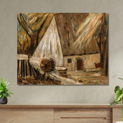 Mulino A Banay Tadeusz Makowski tmk123 quadro stampato su tela