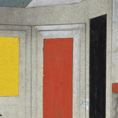 Soluzione Di Colore Theo van Doesburg tvd3 quadro stampato su tela