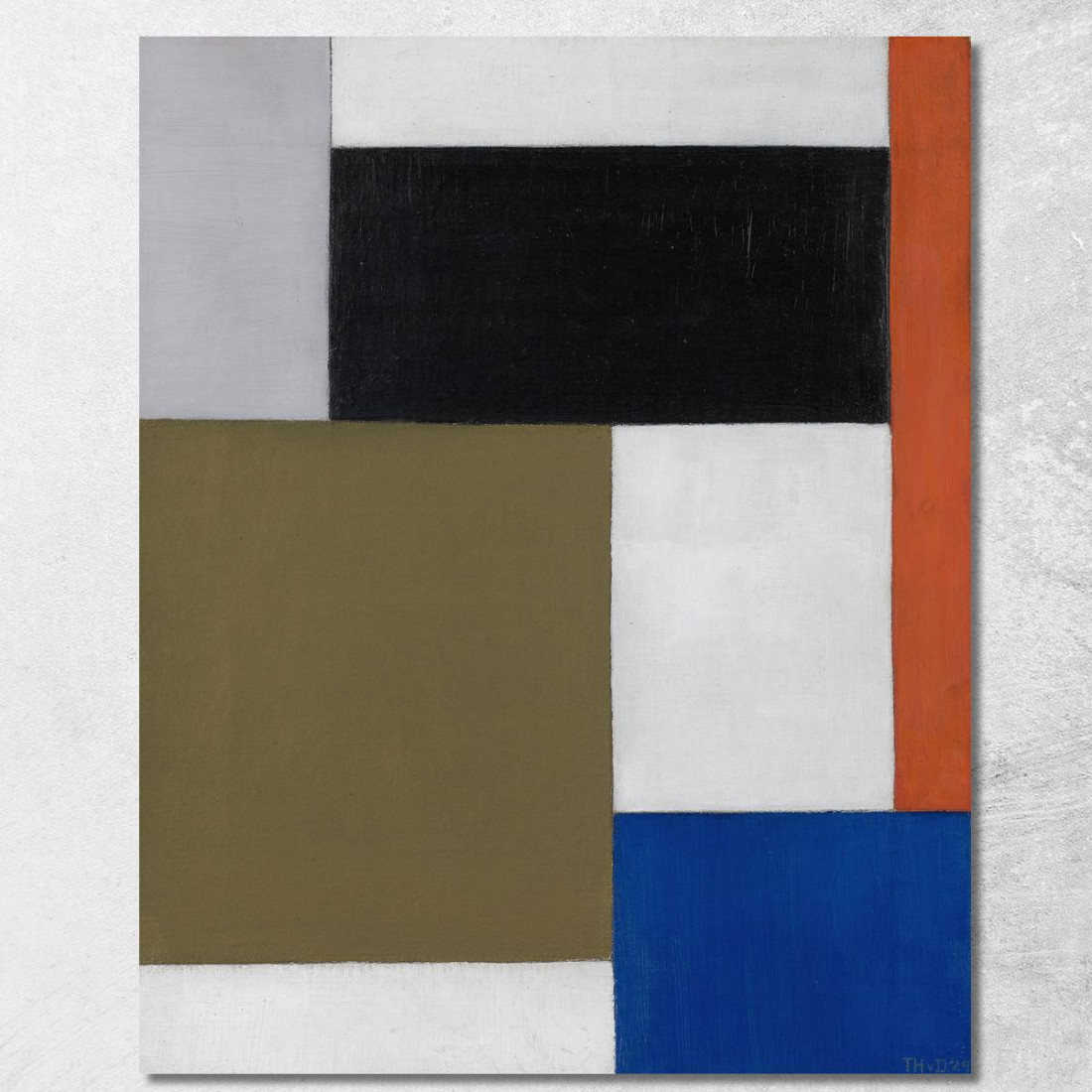 Composizione 2 Theo van Doesburg tvd4 quadro stampato su tela Composizione 2 Theo van Doesburg tvd4 quadro stampato su tela