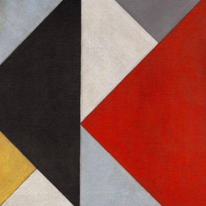 Composizione Decentralizzata Theo van Doesburg tvd5 quadro stampato su tela