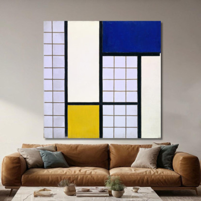 Composizione In Mezzi Toni Theo van Doesburg tvd9 quadro stampato su tela