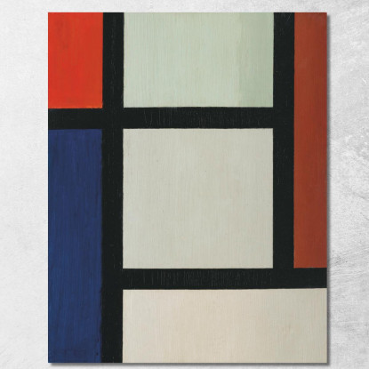 Contro-Composizione Theo van Doesburg tvd12 quadro stampato su tela