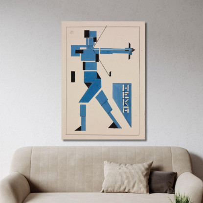 Progetto Per Poster Theo van Doesburg tvd14 quadro stampato su tela