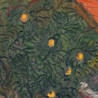 Nel Giardino Boris Grigoriev bgr4 quadro stampato su tela