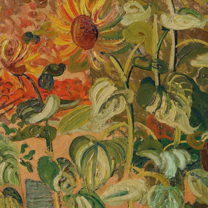 Girasoli Boris Grigoriev bgr21 quadro stampato su tela