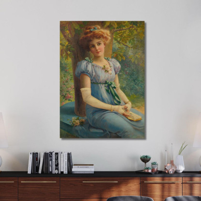 Uno Sguardo Dolce Emile Vernon evr1 quadro stampato su tela