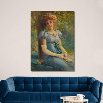 Uno Sguardo Dolce Emile Vernon evr1 quadro stampato su tela