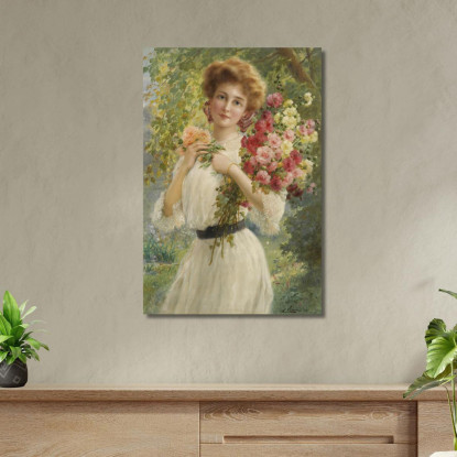 Bellezza Estiva Emile Vernon evr5 quadro stampato su tela