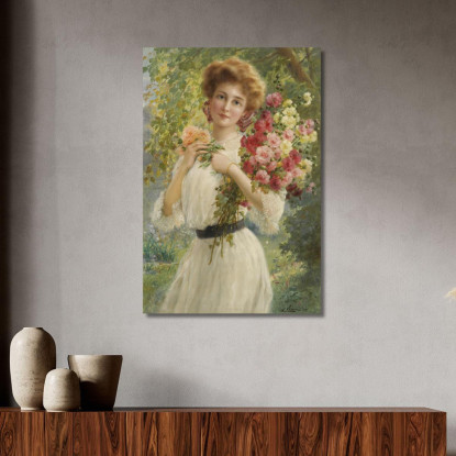 Bellezza Estiva Emile Vernon evr5 quadro stampato su tela