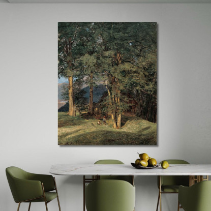 Alberi D'Acero Presso Ischl Ferdinand Georg Waldmüller fgw2 quadro stampato su tela