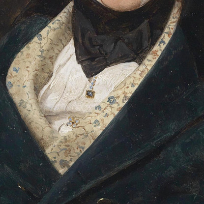 Ritratto Di August Walter Ferdinand Georg Waldmüller fgw13 quadro stampato su tela