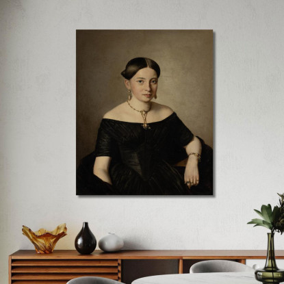 Contessa Dimitri Tatischeff Ferdinand Georg Waldmüller fgw21 quadro stampato su tela