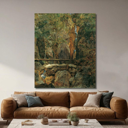 La Gola Del Rettenbach Presso Ischl Ferdinand Georg Waldmüller fgw42 quadro stampato su tela