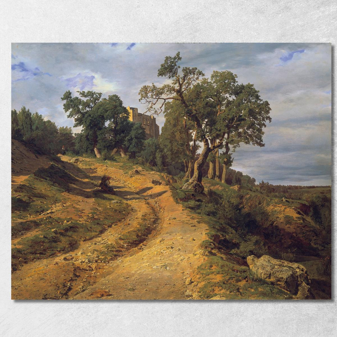 Le Rovine Di Liechtenstein Presso Mödling Ferdinand Georg Waldmüller fgw44 quadro stampato su tela Le Rovine Di Liechtenstein Presso Mödling Ferdinand Georg Waldmüller fgw44 quadro stampato su tela