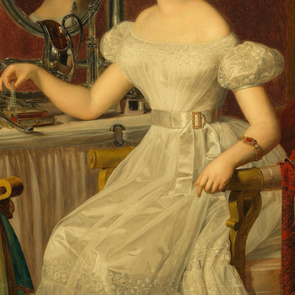 L'Attrice Elise Höfer Ferdinand Georg Waldmüller fgw46 quadro stampato su tela