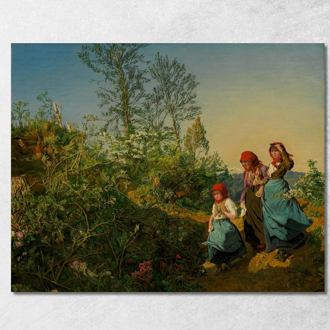 Andare In Chiesa In Primavera Ferdinand Georg Waldmüller fgw76 quadro stampato su tela Andare In Chiesa In Primavera Ferdinand Georg Waldmüller fgw76 quadro stampato su tela