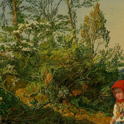 Andare In Chiesa In Primavera Ferdinand Georg Waldmüller fgw76 quadro stampato su tela