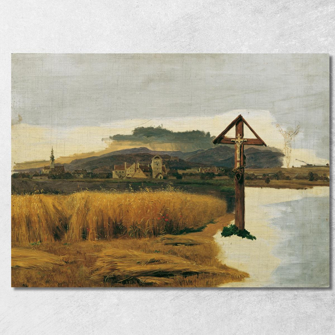 Paesaggio Di Brunn Am Gebirge Ferdinand Georg Waldmüller fgw80 quadro stampato su tela Paesaggio Di Brunn Am Gebirge Ferdinand Georg Waldmüller fgw80 quadro stampato su tela
