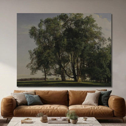 Paesaggio Del Prater 2 Ferdinand Georg Waldmüller fgw90 quadro stampato su tela