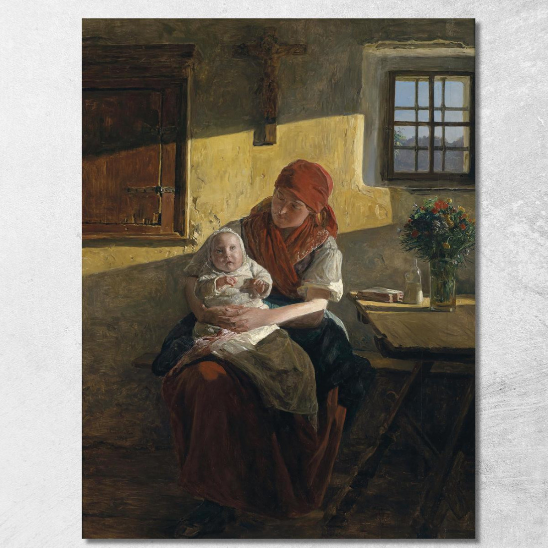Riposo Domenicale Ferdinand Georg Waldmüller fgw102 quadro stampato su tela Riposo Domenicale Ferdinand Georg Waldmüller fgw102 quadro stampato su tela